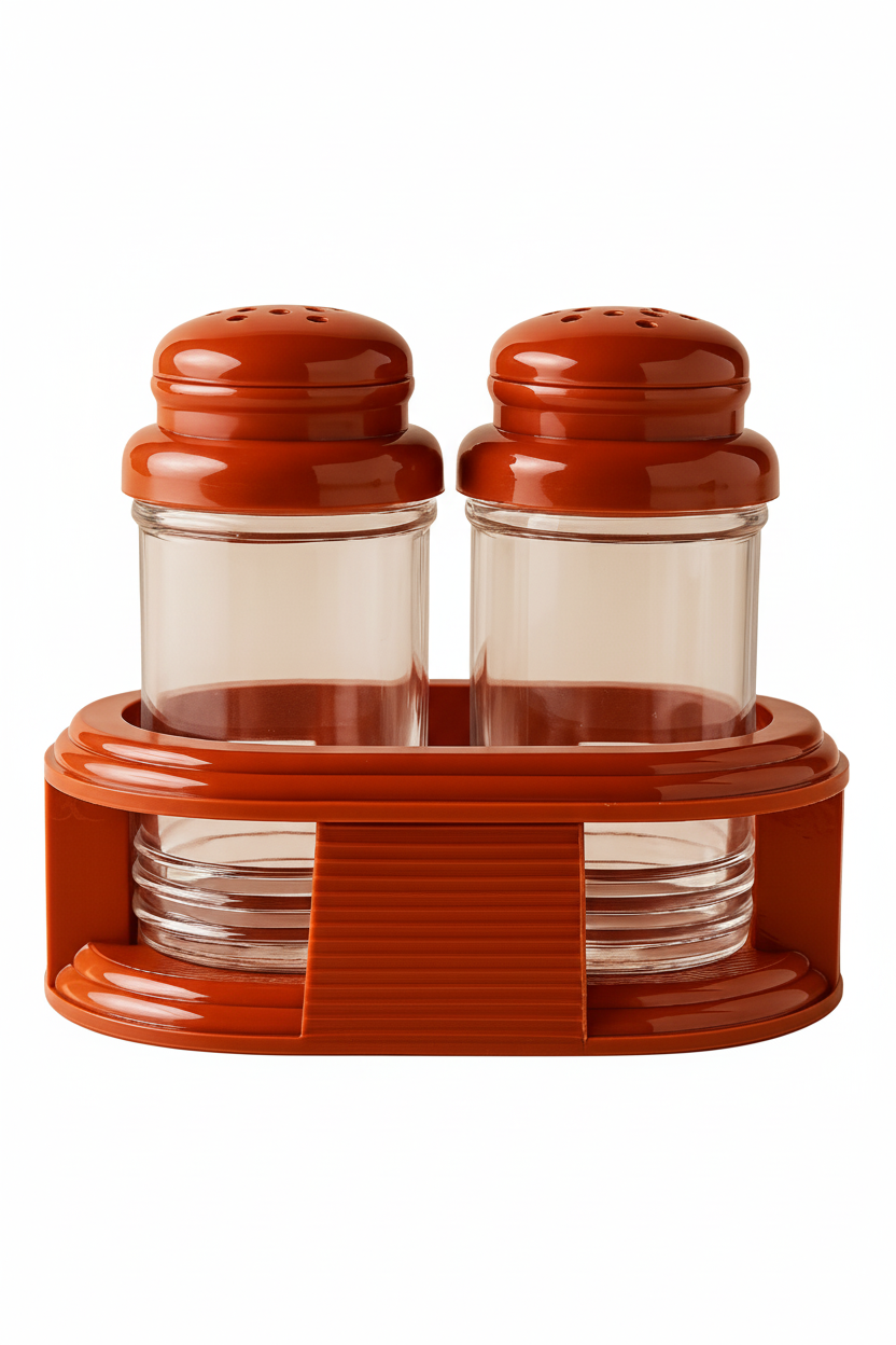 Multipurpose Plastic Salt & Pepper Shaker | Easy Pour Seasoning Dispenser for Kitchen